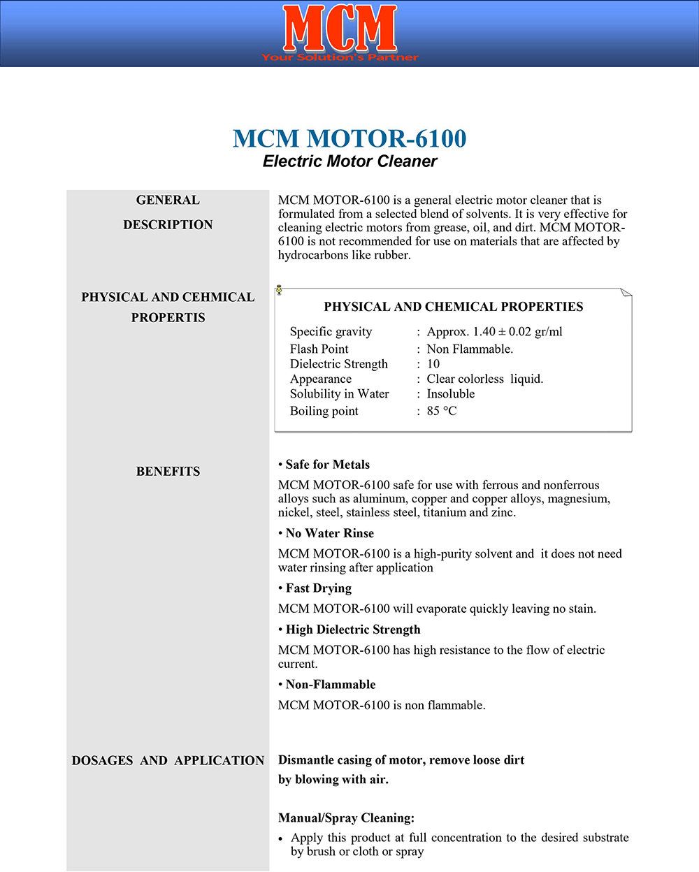 Motor 6100
