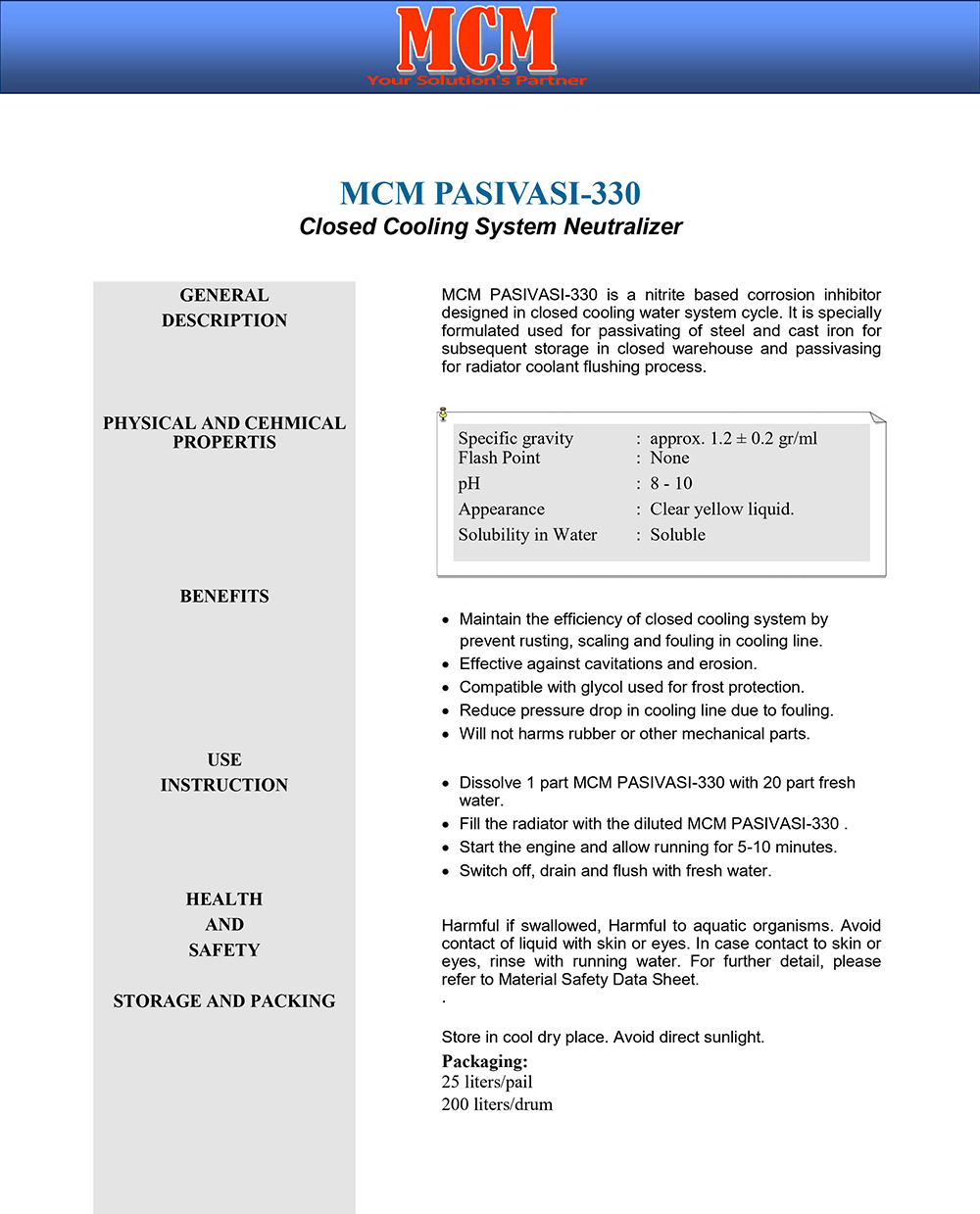 MCM PASIVASI-330